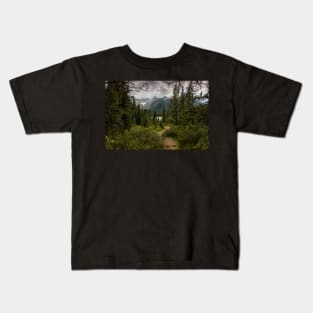 Heavy Skies Over Herbert Lake Kids T-Shirt